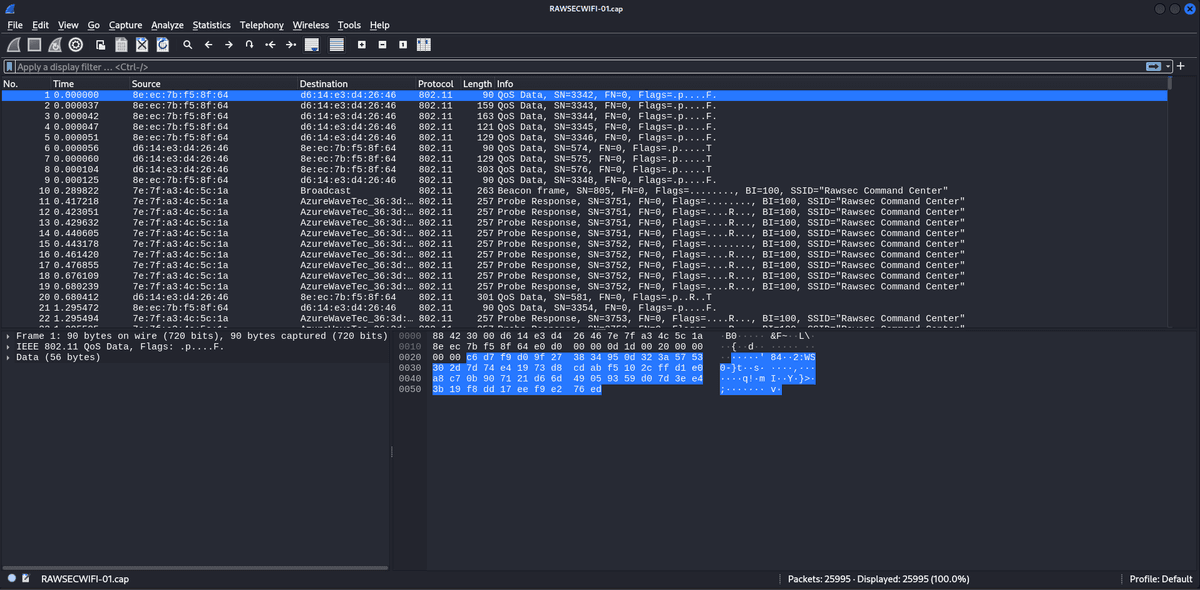 Wireshark SSID